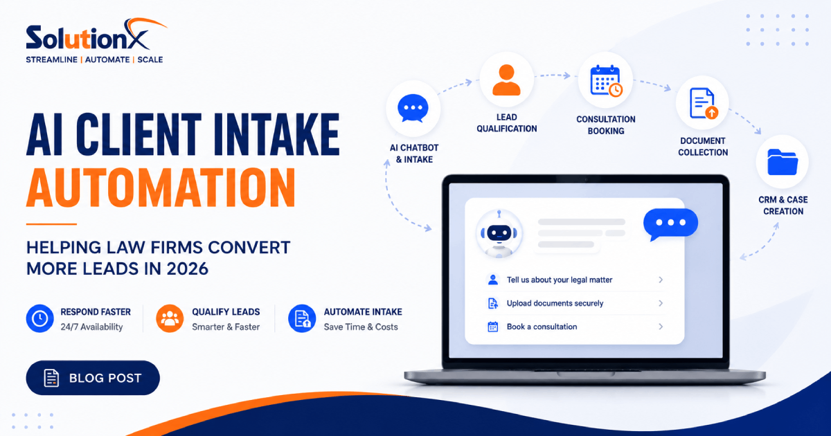How AI Client Intake Automation Helps Law Firms Convert More Leads in 2026